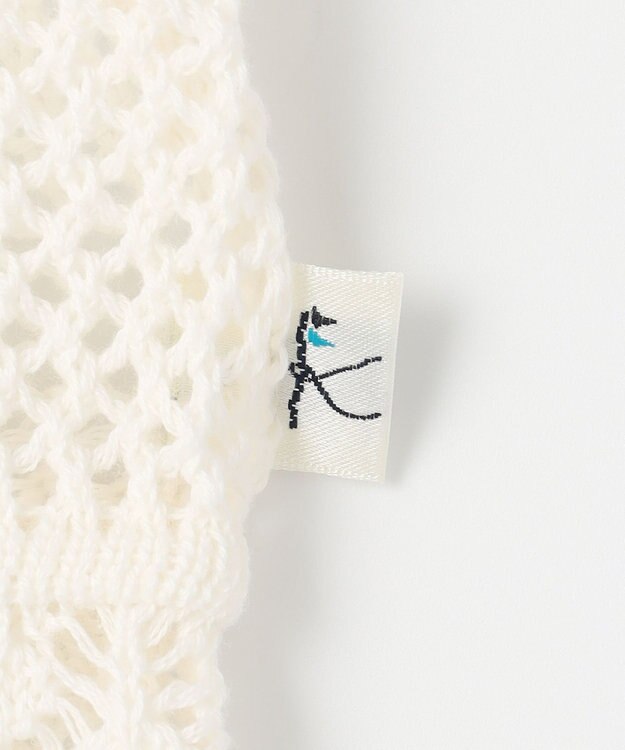 組曲 KIDS 【S-Lサイズ】クロッシェライク　カーディガン オフホワイト