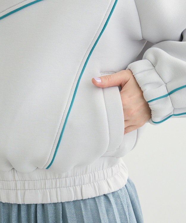 Green Parks ・ＳＵＧＡＲ　ＳＰＯＯＮ　ライントラックジャケット Light Gray