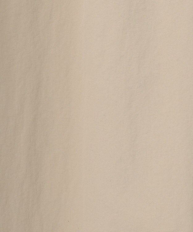 UNFILO 【洗える】撥水ナイロンタフタ ロングスカート ベージュ