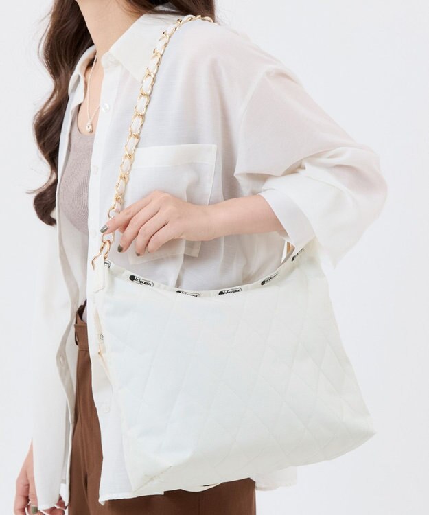 LeSportsac CHAIN MED ZIP SHOULDER/ルナキルトチェーン ルナキルトチェーン
