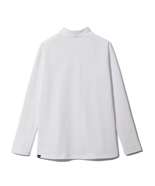 ZERO HALLIBURTON 【雑誌掲載・吸汗速乾・UVケア】 鹿の子 モックネックロングシャツ ZHG-W4A 1b 82872 ゴルフウェア ホワイト