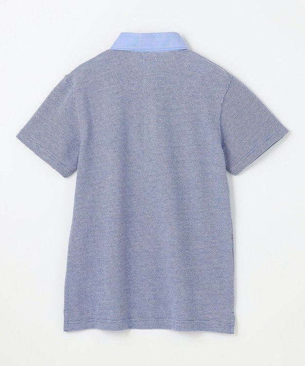 J.PRESS KIDS 【140-170cm】カノコ ライク 半袖ポロシャツ ブルー系