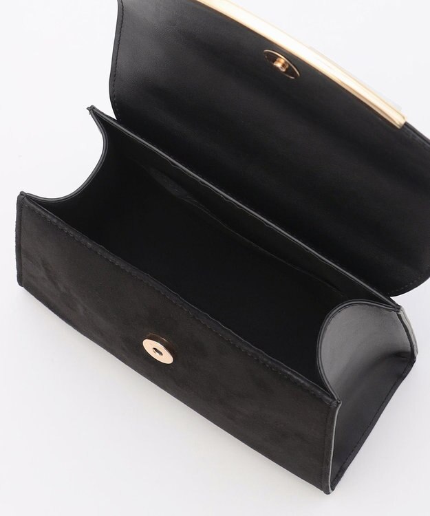 ANY SIS 【2WAY】コンビフラップ バッグ ブラックスエード