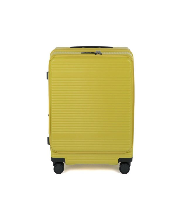 ACE BAGS & LUGGAGE ace. サルートン フロントオープンスーツケース Mサイズ 47～57L 05362 シトラスイエロー