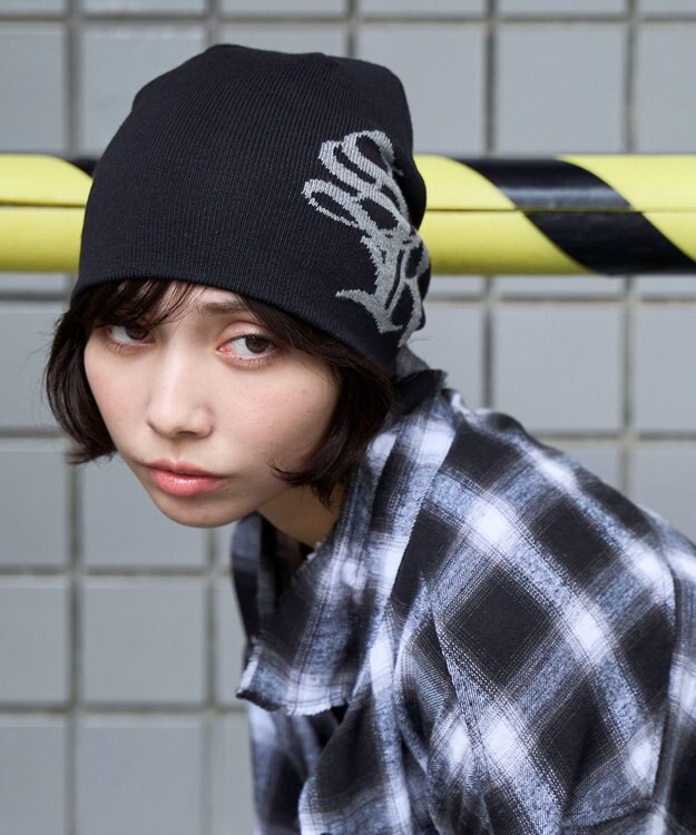 WEGO 【ユニセックス着用ITEM】シングルニットワッチ ブラック