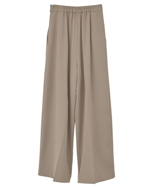 YECCA VECCA 金釦ワイドパンツ Beige