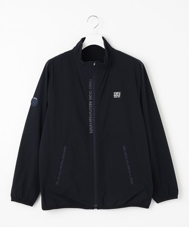 23区GOLF 【MEN】【撥水・ストレッチ】ライトブルゾン 軽やかに着られる伸縮性 急な小雨にも対応 ネイビー系