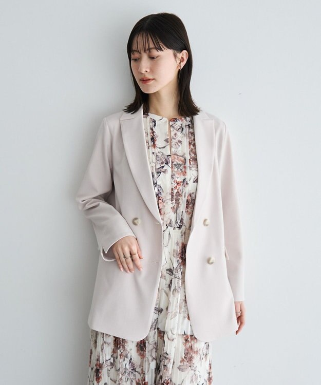 YECCA VECCA ダブルブレストジャケット Light Beige