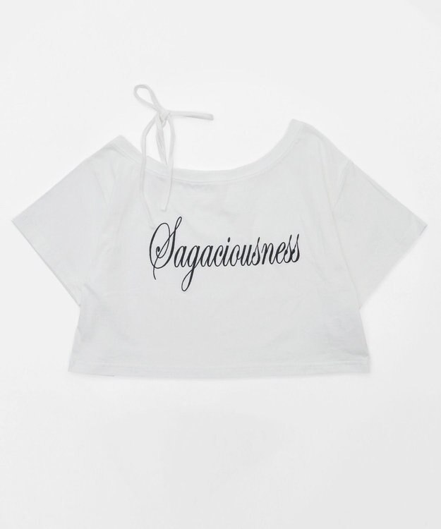 WEGO 2WAYオフショルショートT 柄1