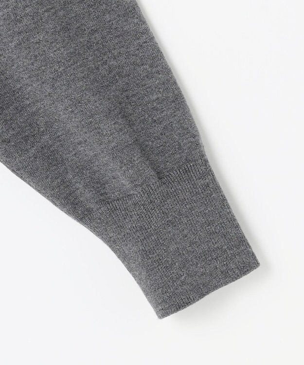 組曲 【加藤ローサさん着用 / 2WAY】スムースストレッチカシュクール カーディガン グレー系