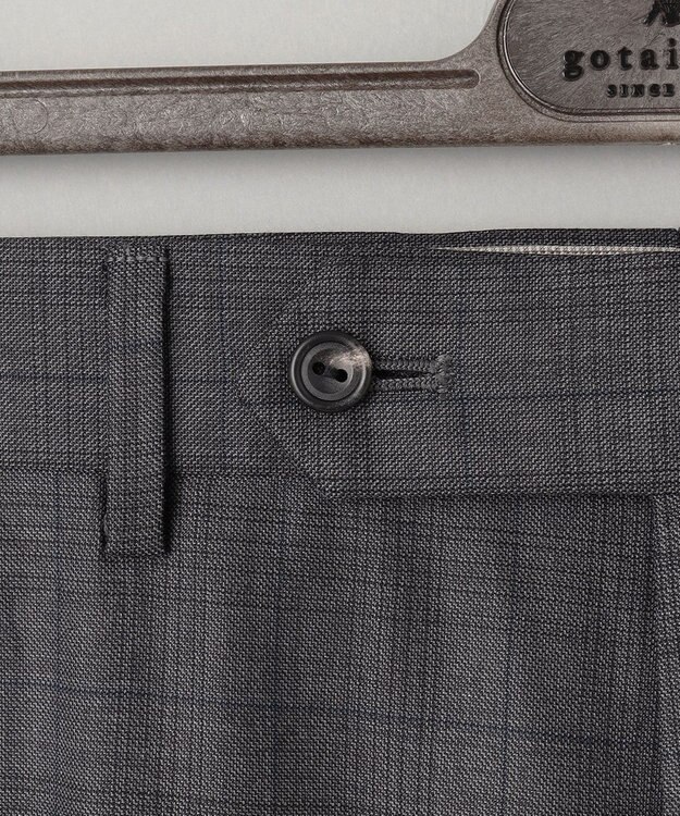 GOTAIRIKU 【Loro Piana Fabric】365 通年スーツ(グレーー×格子) グレー系4