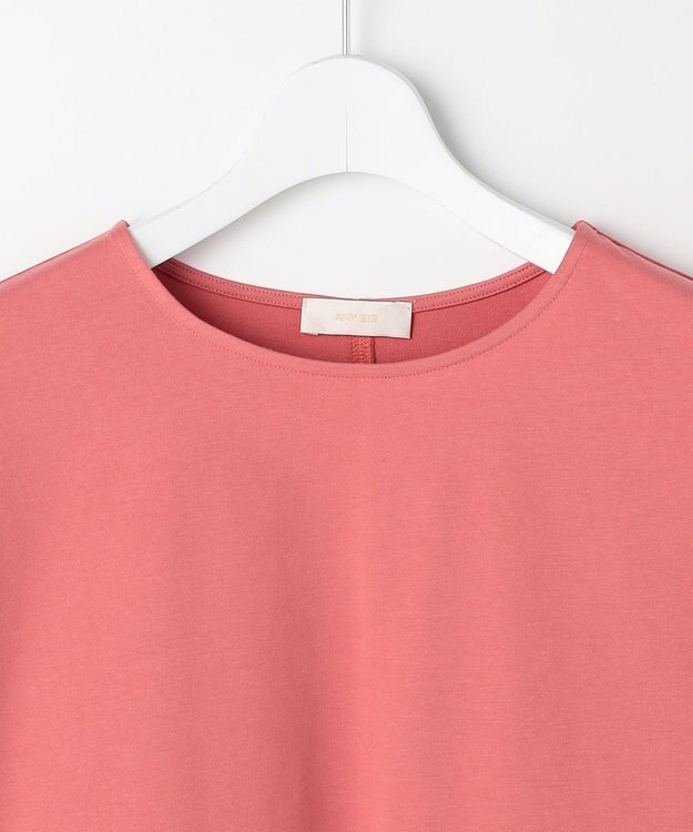 ANY SIS S ショート丈ドルマン５分袖 プルオーバー ピンク