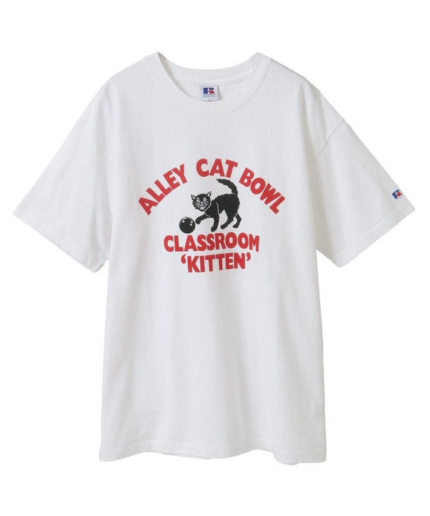 Green Parks ■ＲＵＳＳＥＬＬ　プリントショートスリーブＴＥＥ White