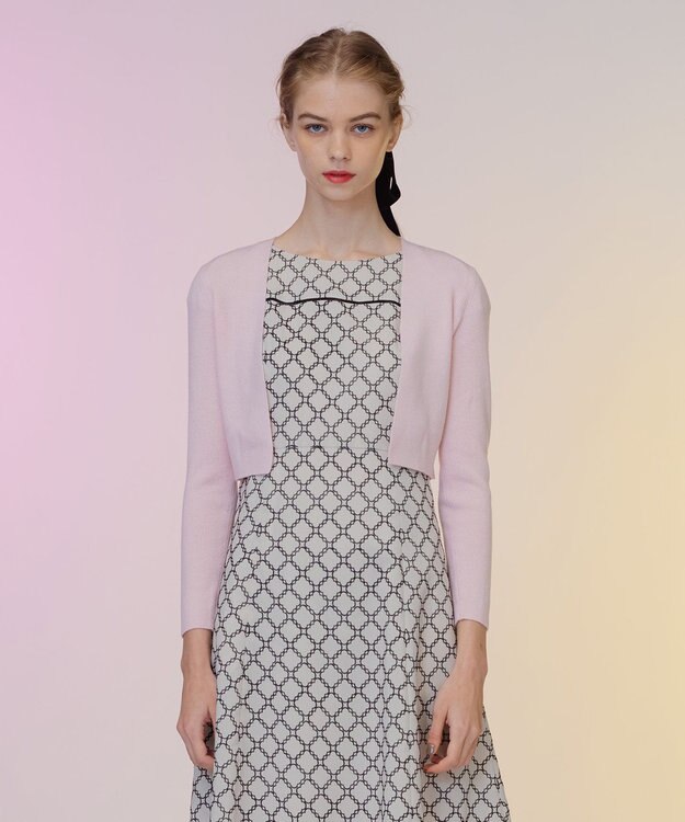 TOCCA 【洗える！】CASHEMERE ボレロ ピンク系