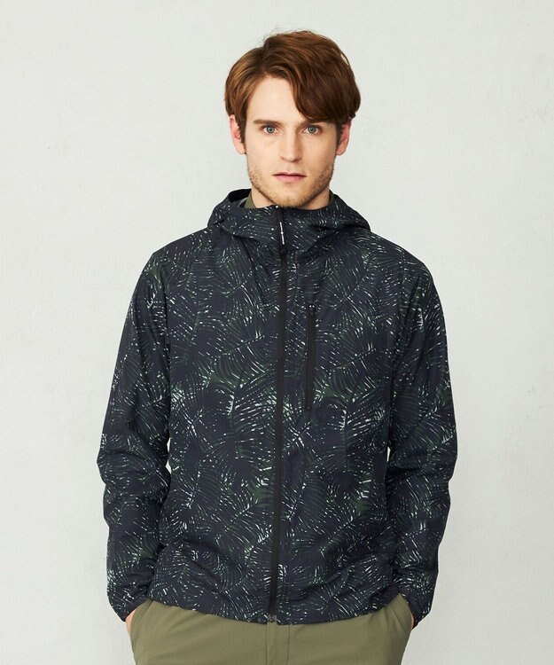 JOSEPH ABBOUD MOUNTAIN 【UNISEX】3Dエンボスリーフ パーカー オリーブ系6