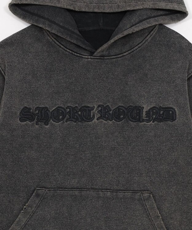 WEGO 【ユニセックス着用ITEM】コンパクトフィットロゴプルパーカー ブラックその他