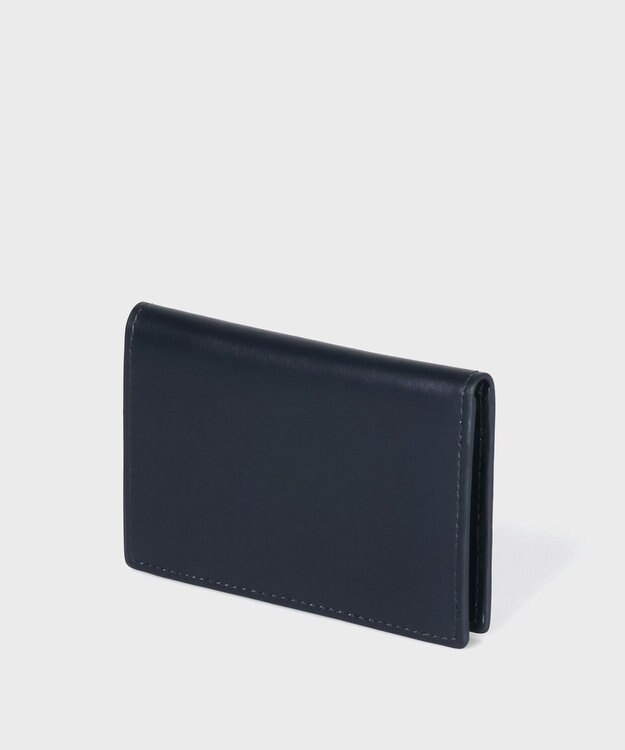 Paul Smith マーケトリーストライプラビット カードケース ネイビー