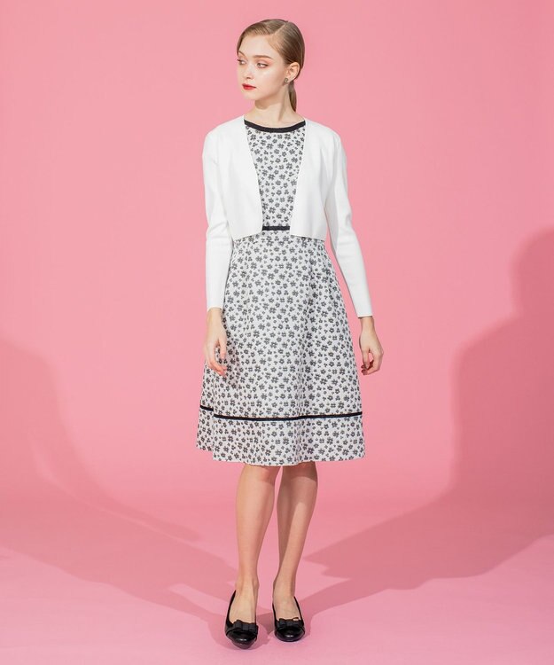 TOCCA 【洗える！】WAVE ボレロ アイボリー系