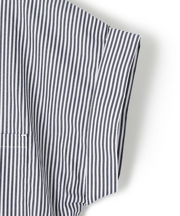 J.PRESS YORK STREET 【WOMEN】ドルマンシャツ ワンピース ブラック系1