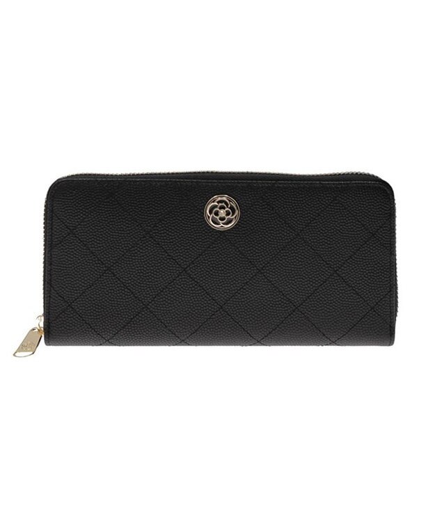 CLATHAS ベール ラウンド長財布 ブラック