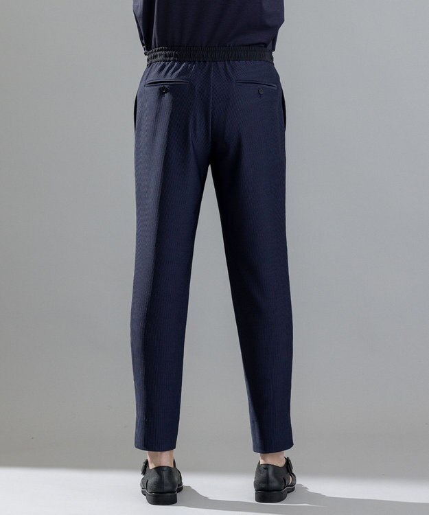 JOSEPH HOMME ソフトプリーツストレッチ / PEGG EASY ネイビー系