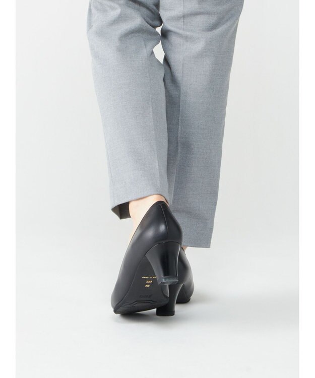 ASICS WALKING ペダラウォーキングシューズ 3E ヒール高5.0cm ブラック系