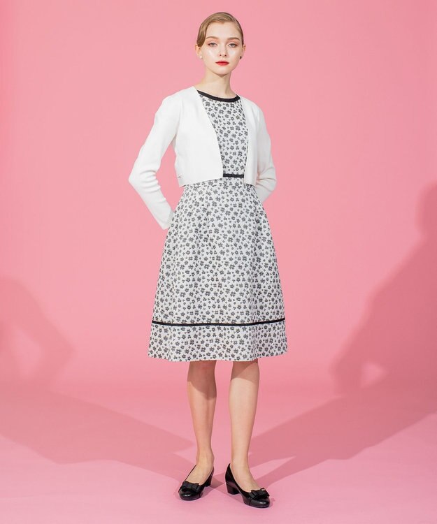 TOCCA 【洗える！】WAVE ボレロ アイボリー系