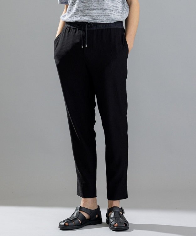 JOSEPH HOMME ソフトプリーツストレッチ / PEGG EASY ブラック系