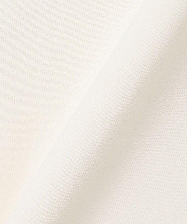 BEIGE， NADIA / 異素材ライン ストレッチニットスカート Ecru