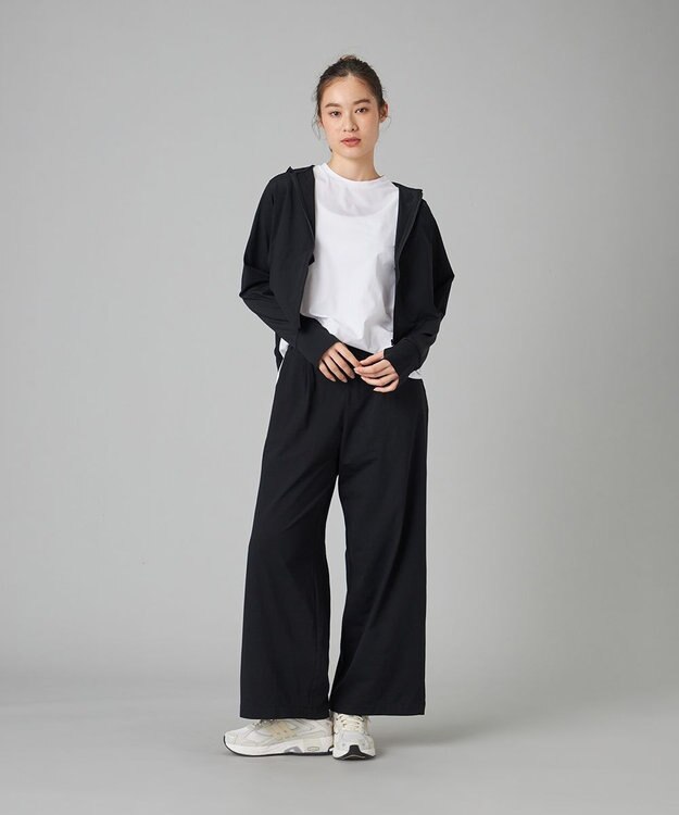 Chacott Chacott BALANCE EasyCare+フレアジャケット ブラック