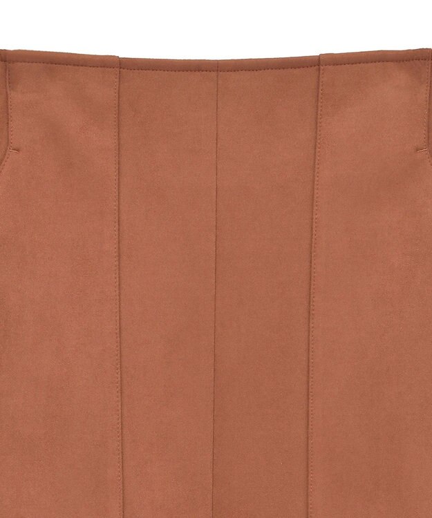 YECCA VECCA ハイウエストフェイクスエードスカート Terracotta