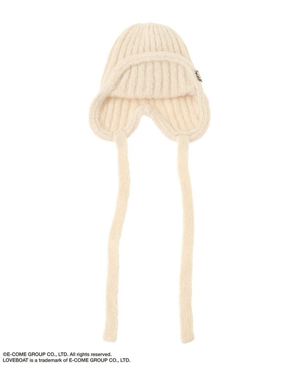 Green Parks ■ＬＯＶＥ　ＢＯＡＴ　イヤーマフニットキャップ Ivory