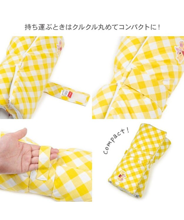 PET PARADISE ディズニー くまのプーさん クールロールマット ホワイト×イエロー