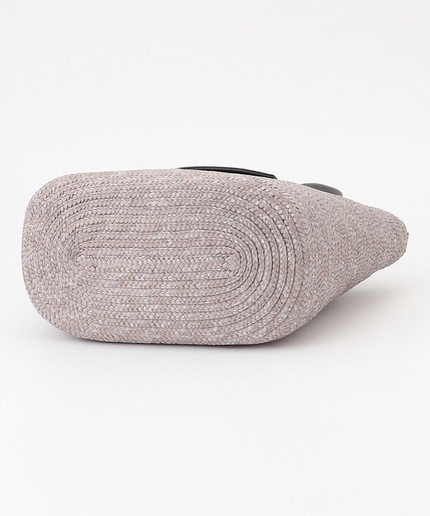 LA BAGAGERIE フラップ2WAYかごトートバッグ グレー