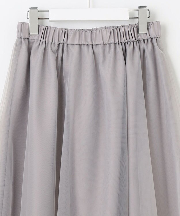 Feroux チュール スカート ライトグレー系