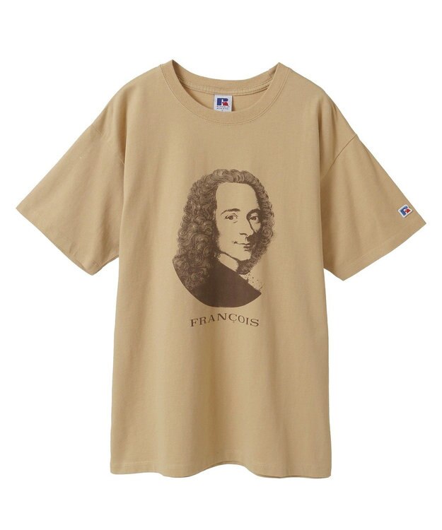 Green Parks ■ＲＵＳＳＥＬＬ　プリントショートスリーブＴＥＥ Beige