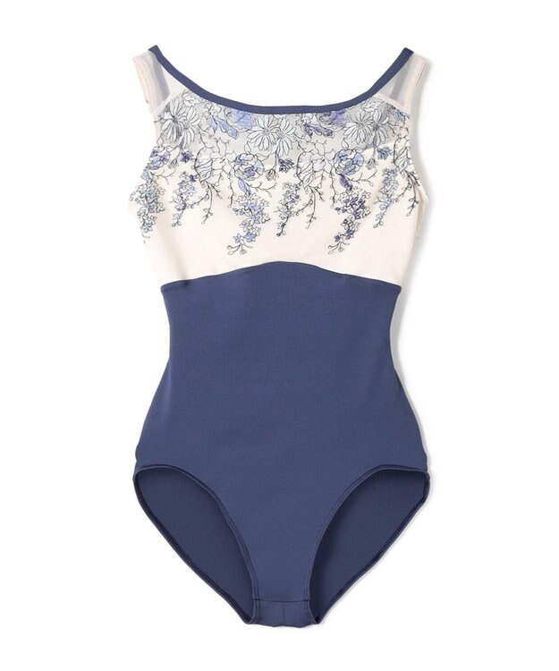 Chacott ノースリーブレオタード ブルー