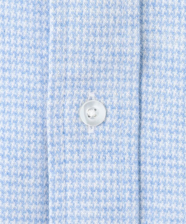 J.PRESS MEN リッチジャージー コットンネルシャツ サックスブルー系8