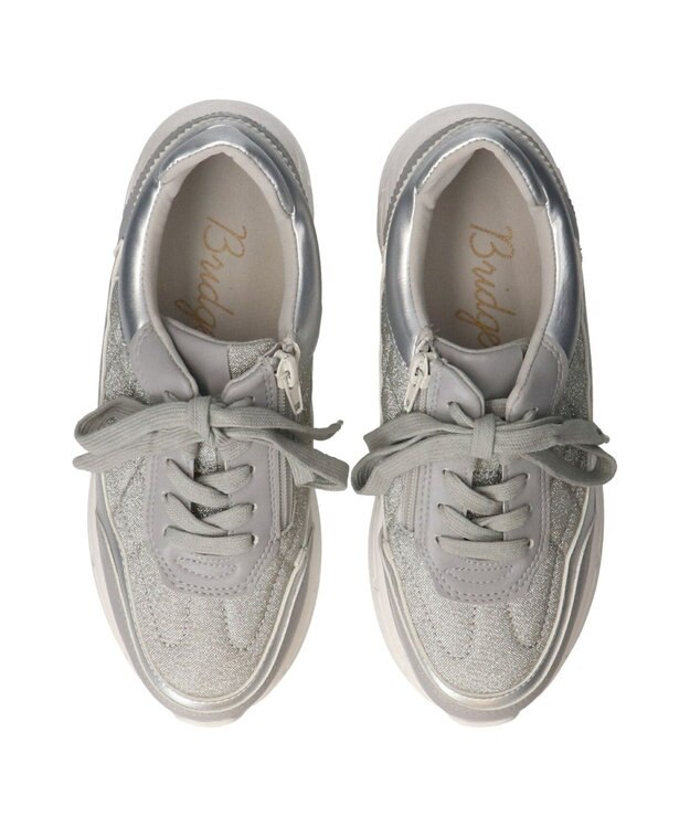 Bridget Birkin 【Bridget Birkin】インヒールキルティングスニーカー シルバー