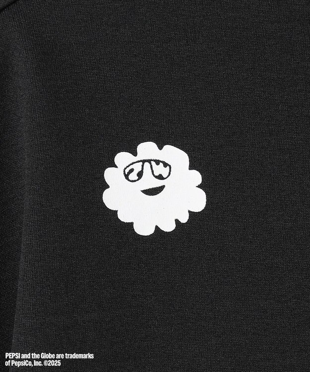PW CIRCULUS 〈Pepsiコラボ〉【UNISEX】Pepsi GOLF Graphic モックネックT ブラック系