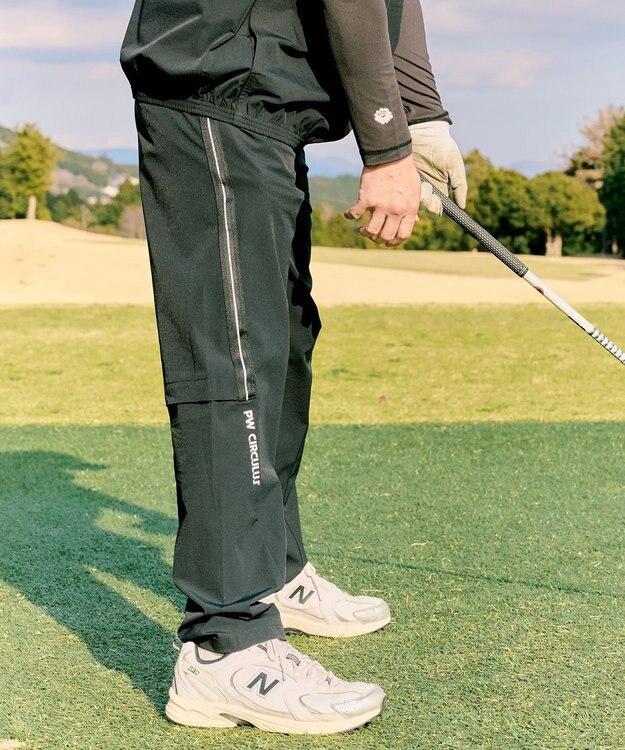 PW CIRCULUS 【MEN】サイドベンチレーションテーパードパンツ 2026年モデル ゴルフ ブラック系