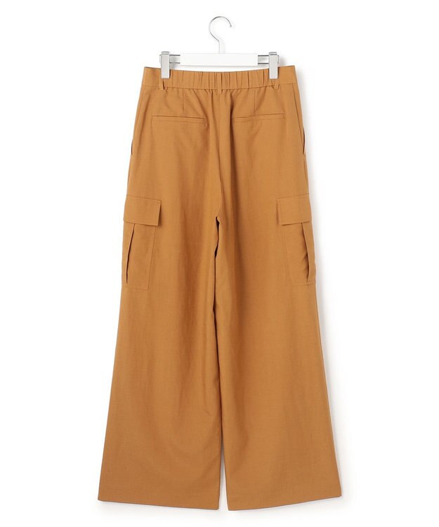 23区 【先行予約】コットンスラブポプリン カーゴパンツ シナモン系