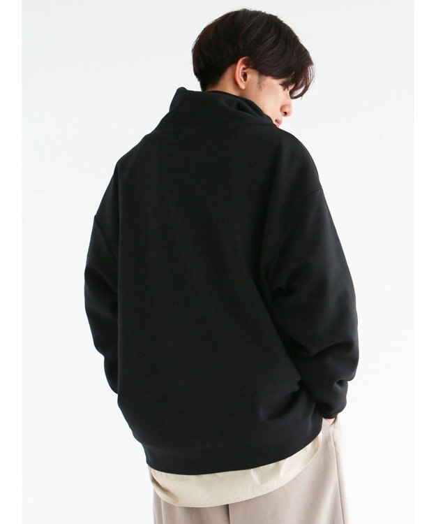 CRAFT STANDARD BOUTIQUE 【男女兼用】裏起毛タートルスウェット Black