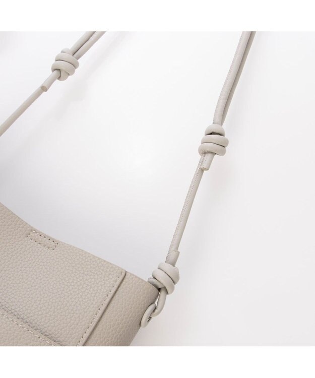 UNBILLION カシュカシュ cachecache / 縦型ミニショルダー ライトグレー