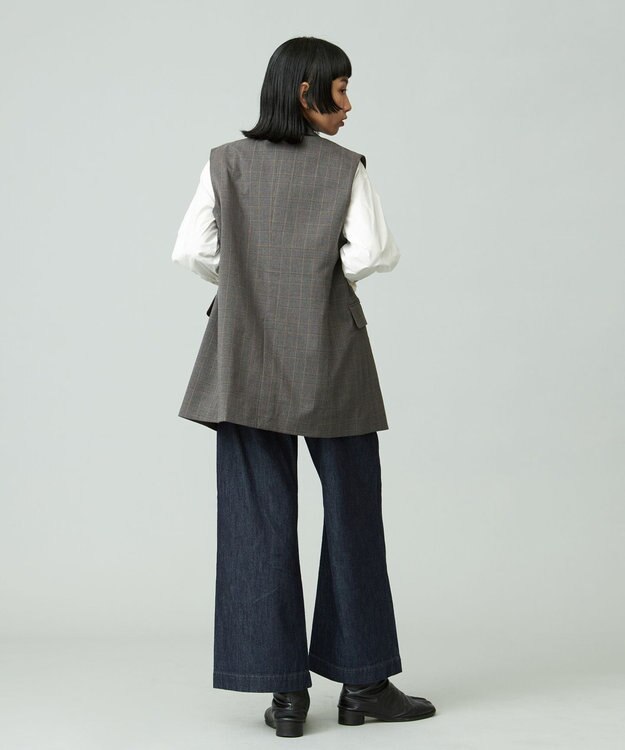 J.PRESS YORK STREET 【WOMEN】ジャケット ジレ ブラウン系3