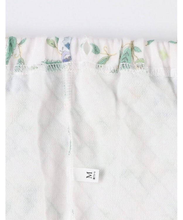 WACOAL ワコール_リラックス＆スリープ パジャマ キルトニット素材(本体) あったか 長袖 長ズボン ミントン レディース NDW458 /ワコール ホワイト