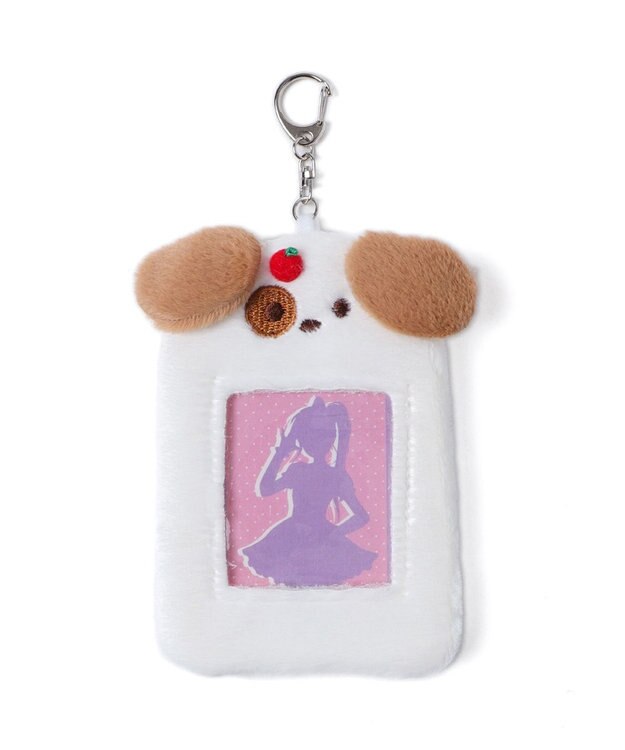 WEGO ふわふわぬいカードホルダーキーホルダーA 柄3