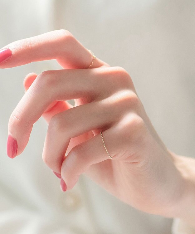 eteクリスマス限定 K10YG セットリング　ルーチェ　11号 ete k10 YG 【クリスマス限定】 ルーチェ セットリング 11号