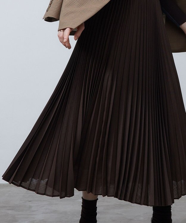 BEIGE， MOYE / プリーツスカート Cafe Noir