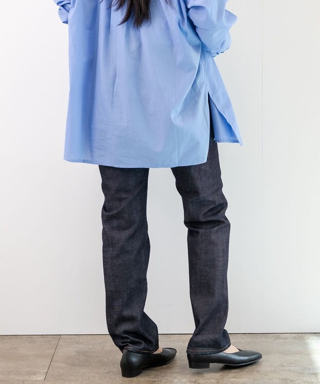 caqu modern straight レギュラーストレートデニムパンツ re.birth